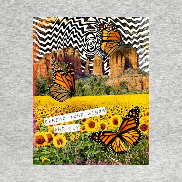 Spread Your Wings and Butterfly by Garden Avenue Designs